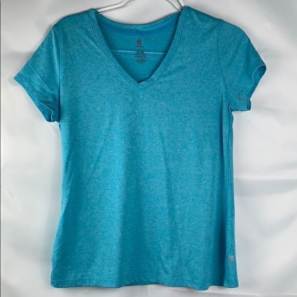 Champion blue v-neck athletic t-shirt size m - Picture 1 of 8